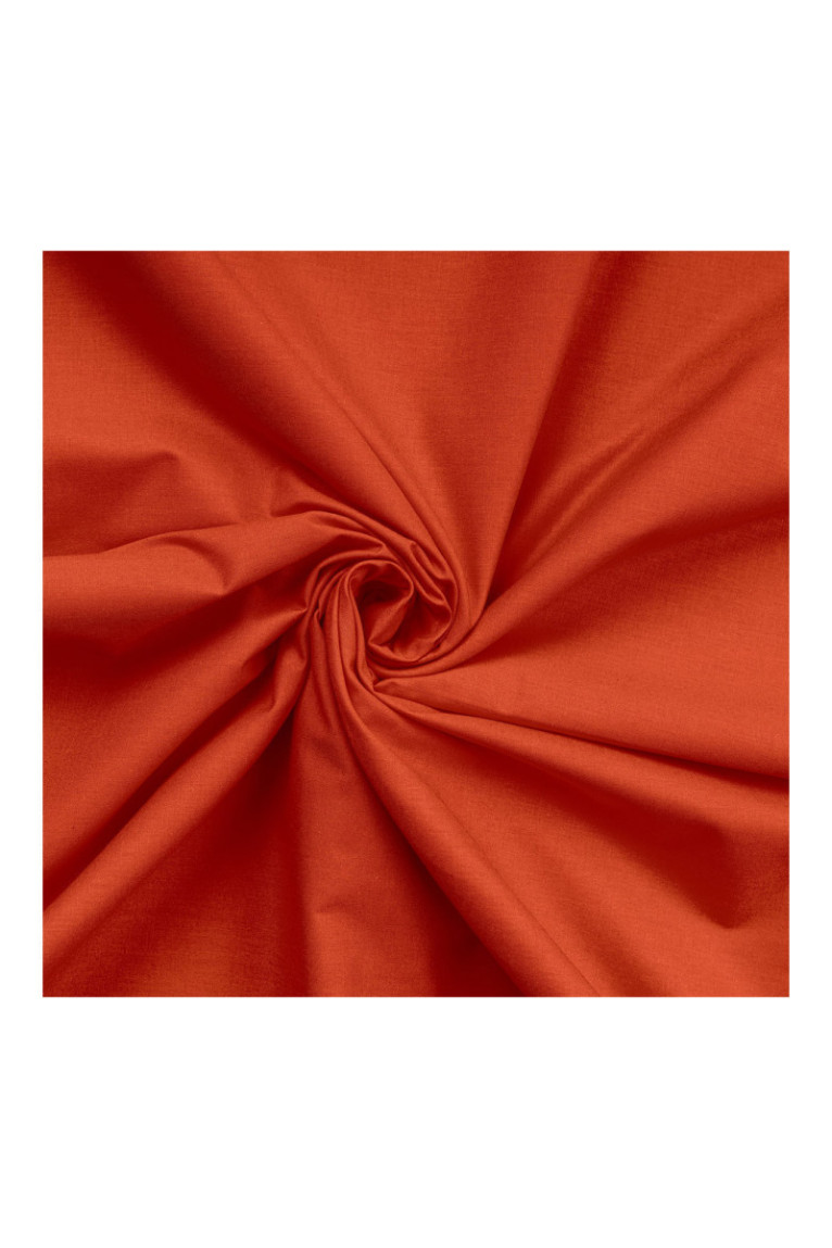 Drap-housse simple renforcé - 90x200+30cm - Tuile rouge