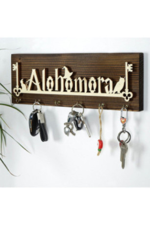 Porte-clés en bois - Multicolore