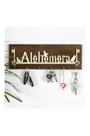 Porte-clés en bois - Multicolore
