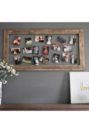 Cintre photo en bois - Brun