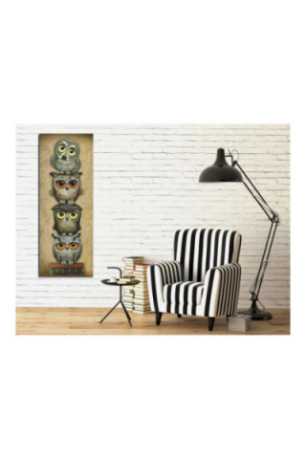 Peinture décorative sur toile - Multicolore