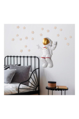 Accessoire mural décoratif - Or blanc