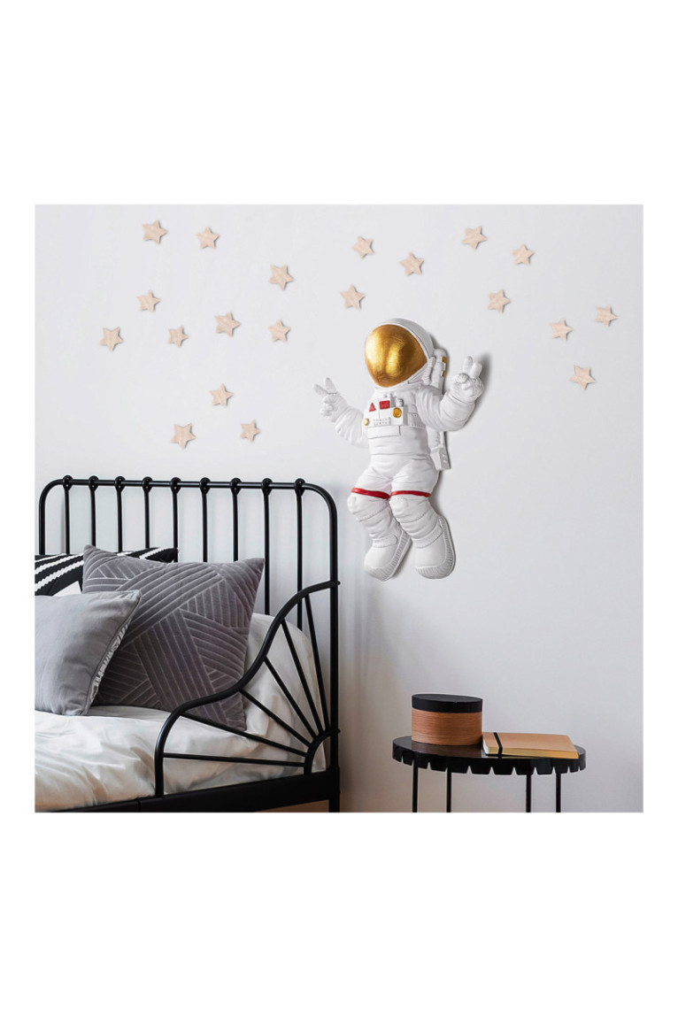 Accessoire mural décoratif - Or blanc