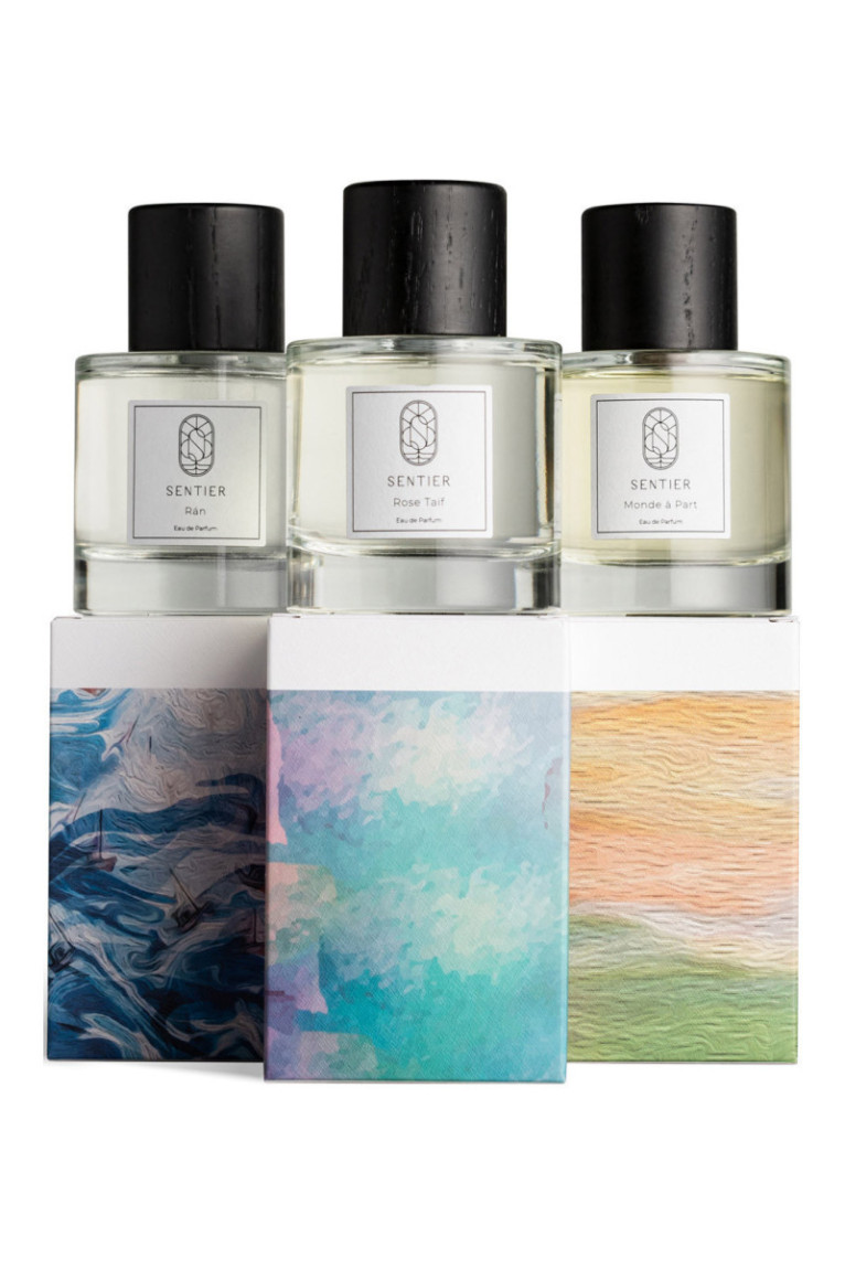 Lot de 3 parfums - Rán + Rose Taif + Monde à part - 3x100ml