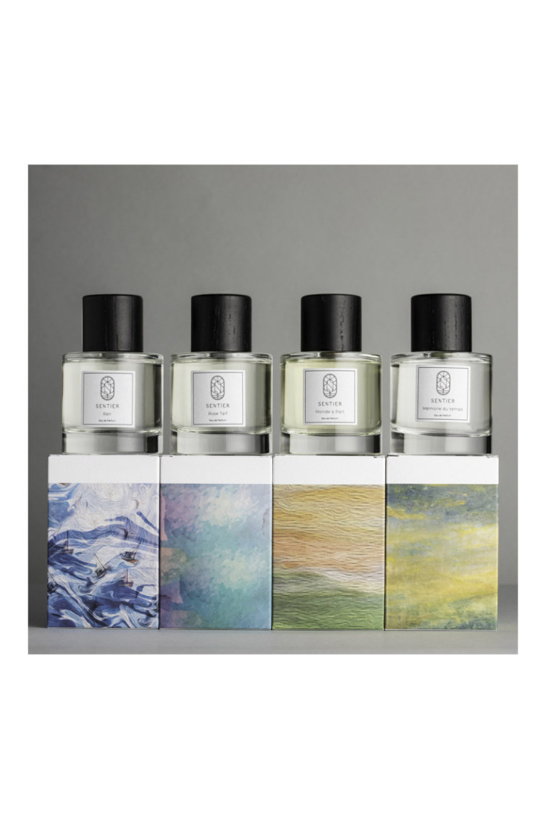 Lot de 4 parfums - Rán + Rose Taif + Monde à part + Mémoire du temps - 4x100ml