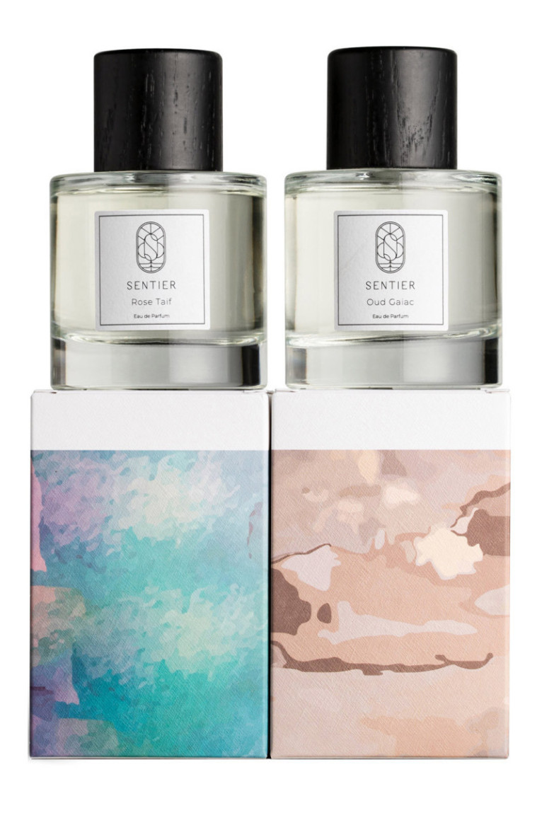 Lot de 2 parfums - Oud Gaiac + Rose Taif - 2x100ml