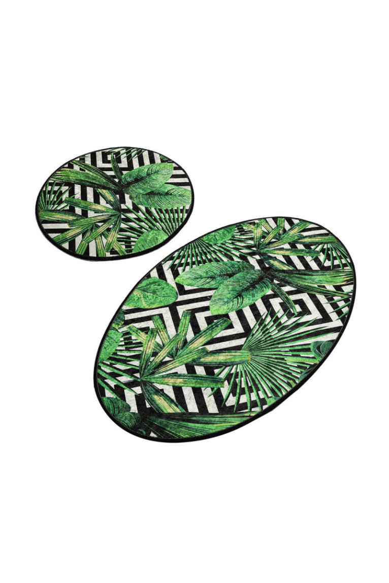 Ensemble de tapis de bain (2 pièces) - Multicolore