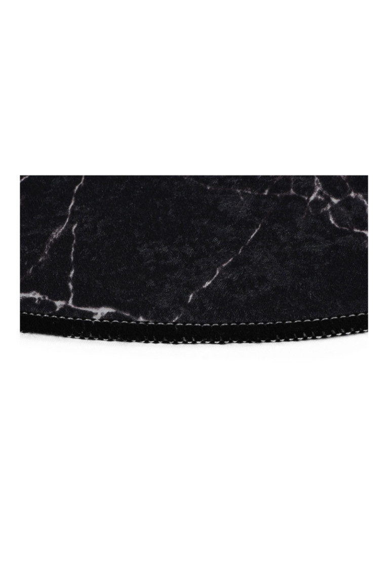 Ensemble de tapis de bain (3 pièces) - Noir / Blanc