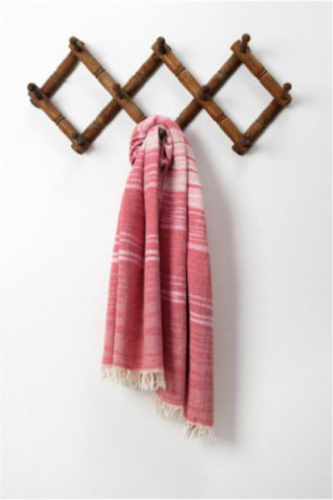 Fouta - Rose rouge - 90x170cm