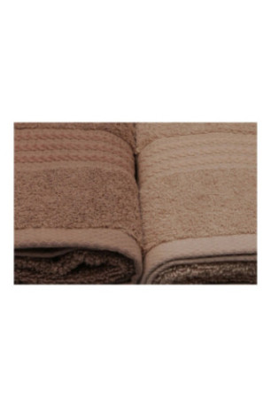 Ensemble de serviettes de toilette (4 pièces) - Crème beige marron