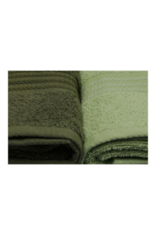 Ensemble de serviettes de toilette (4 pièces) - Vert clair Vert olive Vert Vert foncé