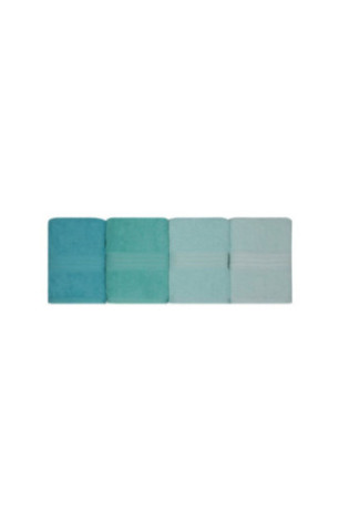 Ensemble de serviettes à main (4 pièces) - Vert D'Eau/Vert Clair/Vert/Menthe