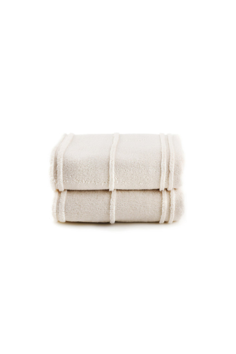 Ensemble de serviettes de bain (2 pièces) - Cappuccino