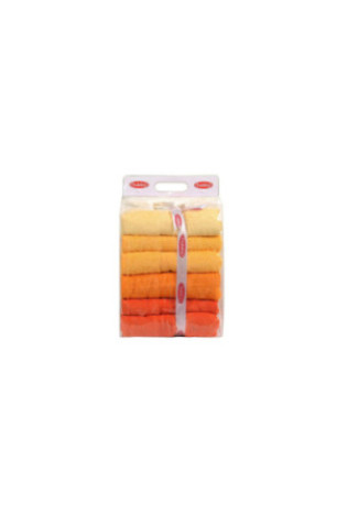 Ensemble de serviettes de bain (4 pièces) - Jaune clair. jaune. orange pâle. orange