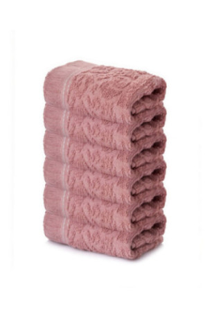 Ensemble de serviettes de toilette (6 pièces) - Rose poudré