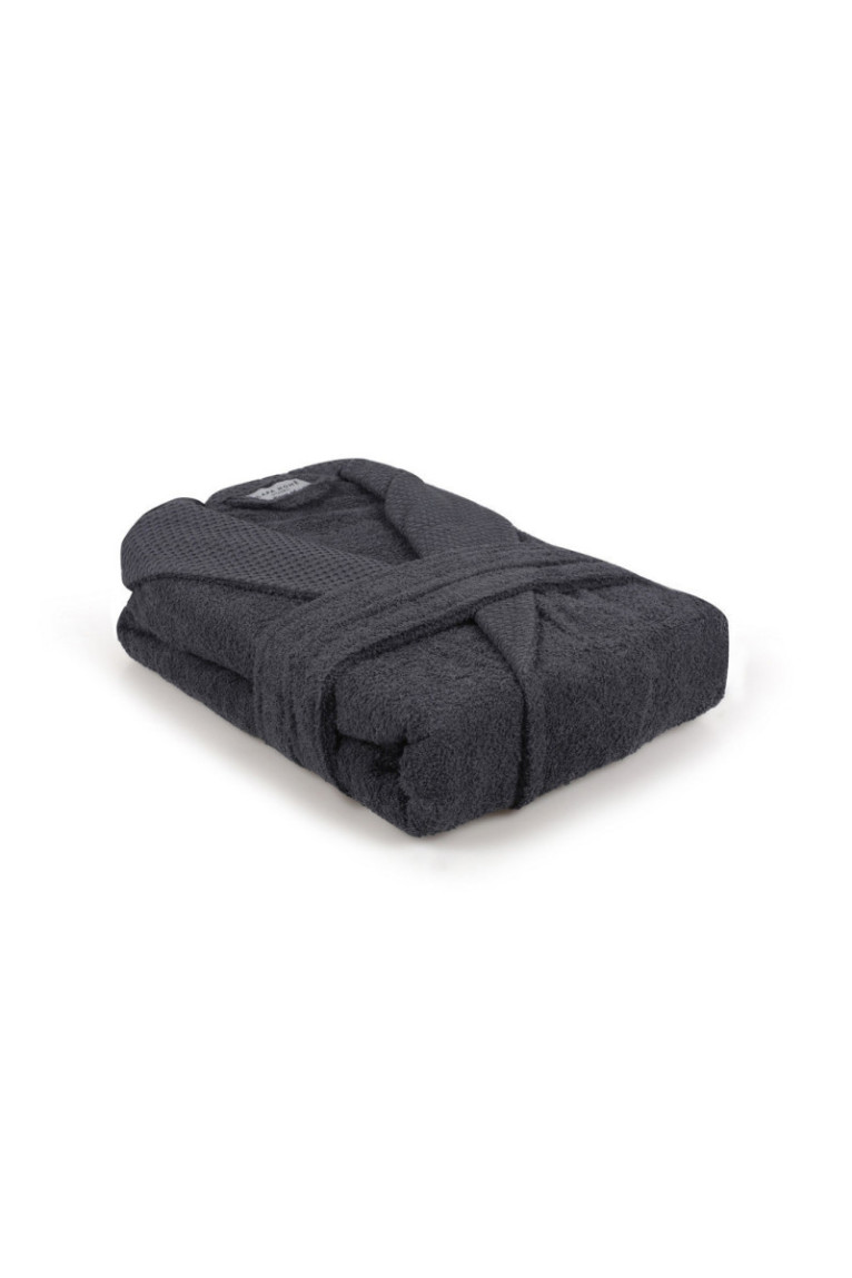 Peignoir de bain - Anthracite - Taille XXL