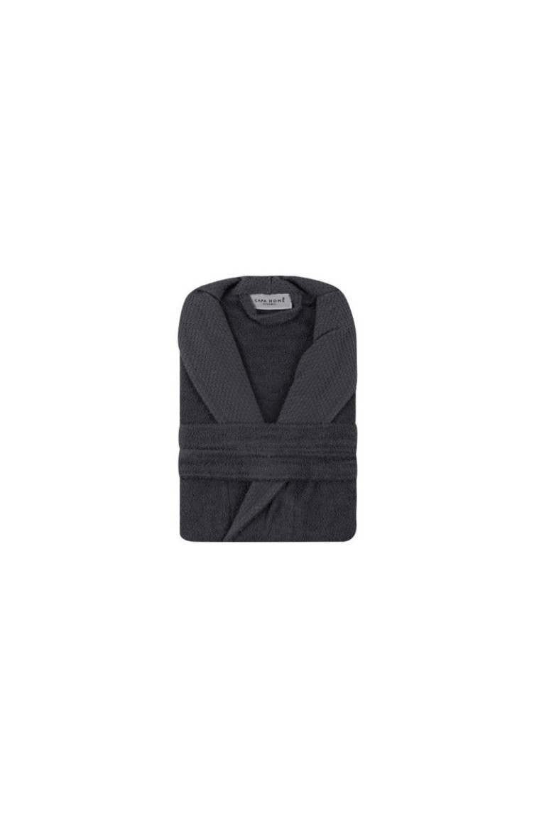 Peignoir de bain - Anthracite - Taille XXL