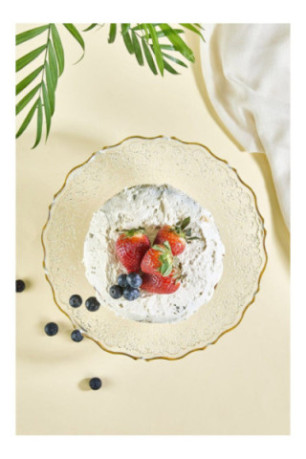 Plat de service à gâteau - Transparent