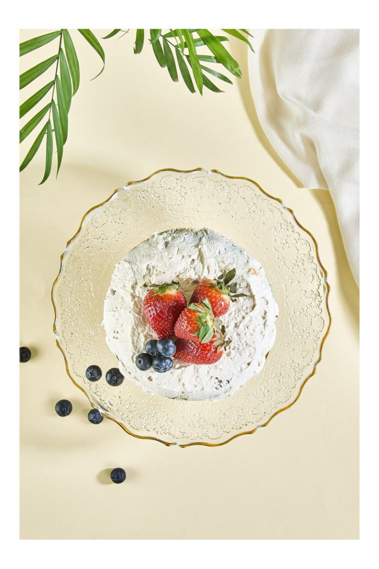 Plat de service à gâteau - Transparent