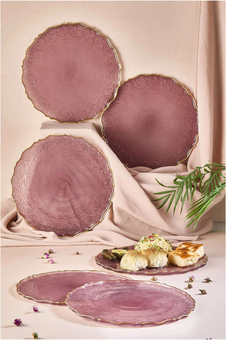 Ensemble d'assiettes (6 pièces) - Prune