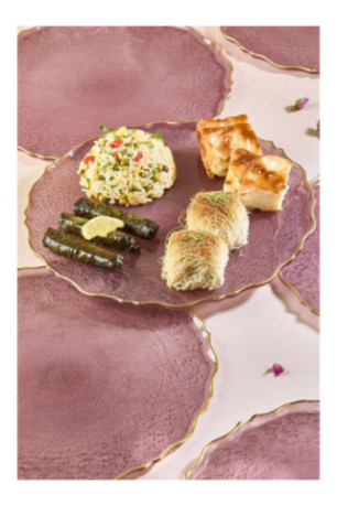 Ensemble d'assiettes (6 pièces) - Prune