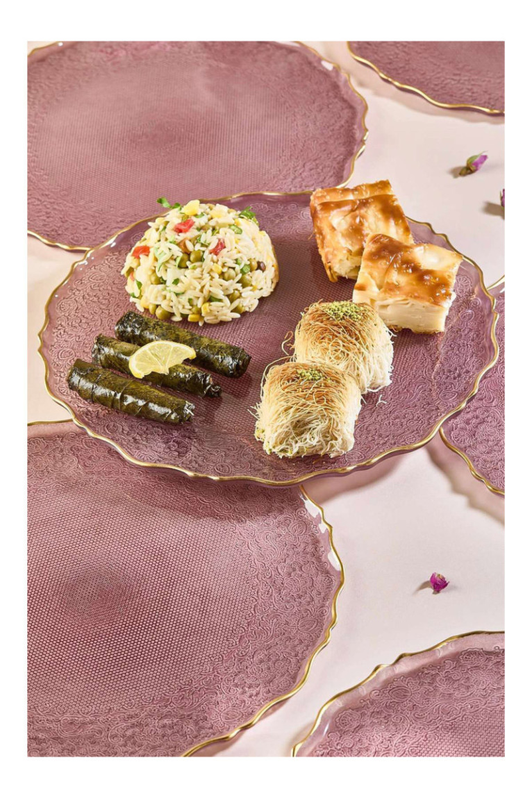 Ensemble d'assiettes (6 pièces) - Prune