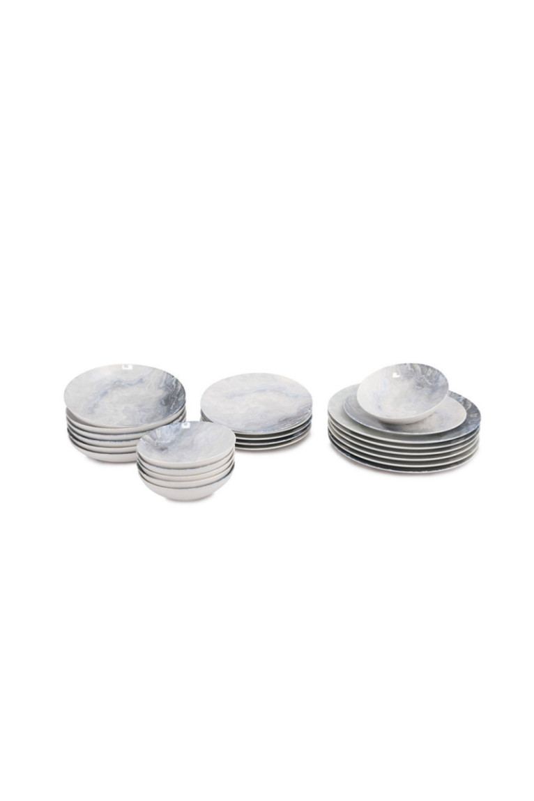 Service de table (24 pièces) - Multicolore