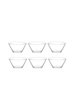 Ensemble de bols en verre (6 pièces) - Transparent
