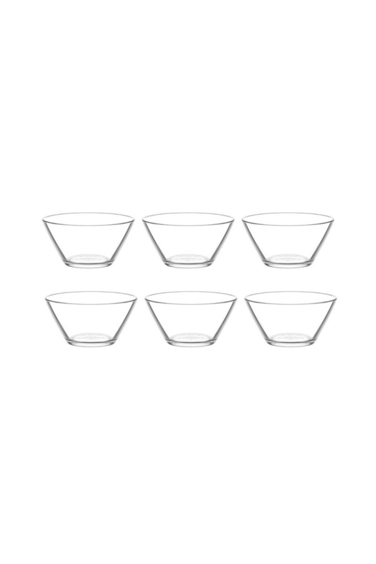 Ensemble de bols en verre (6 pièces) - Transparent