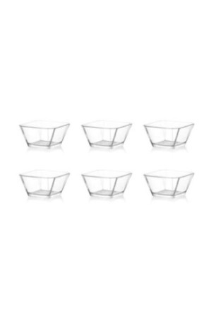 Ensemble de bols en verre (6 pièces) - Transparent