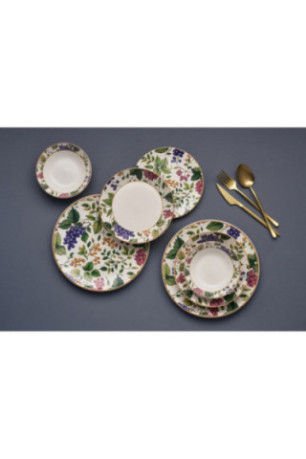 Service de table (24 pièces) - Multicolore