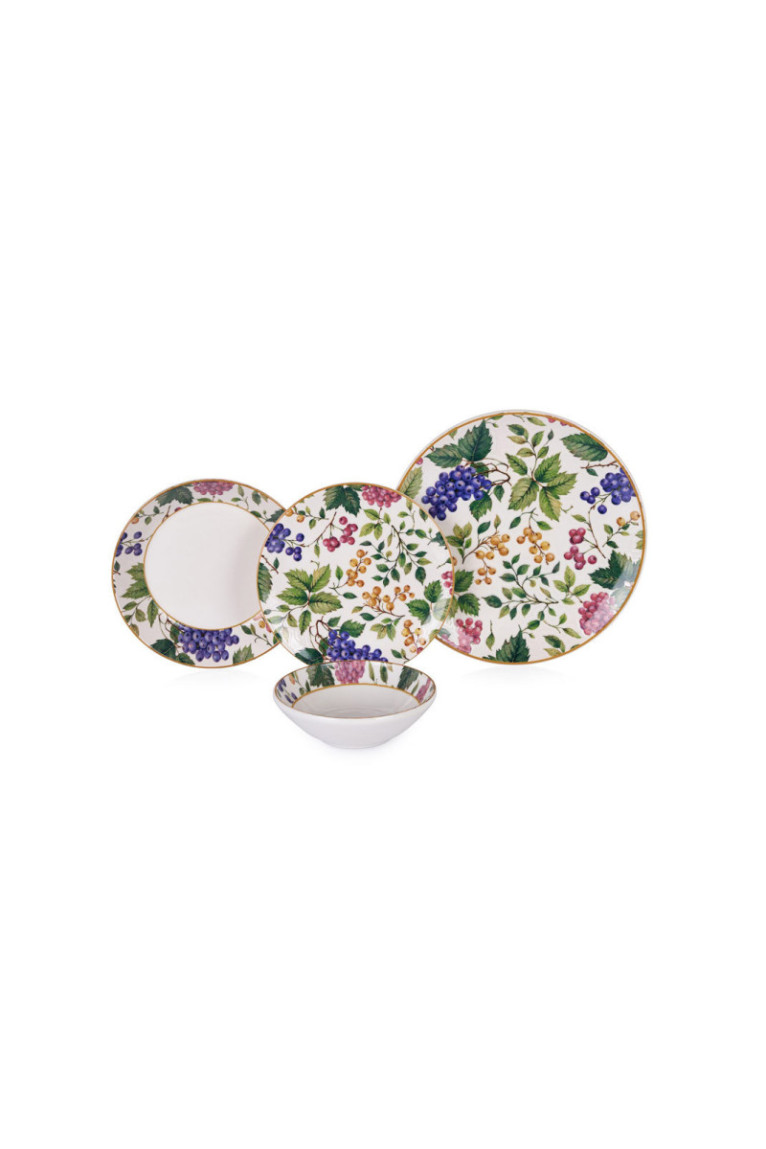 Service de table (24 pièces) - Multicolore