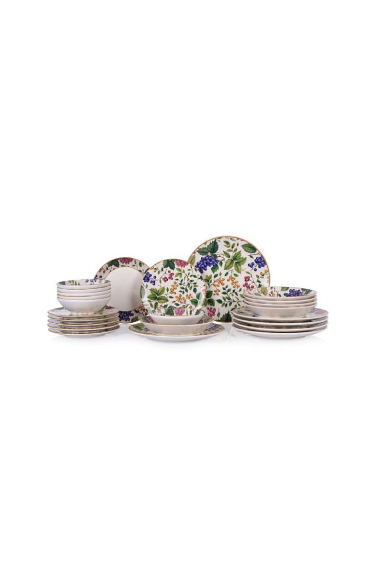 Service de table (24 pièces) - Multicolore