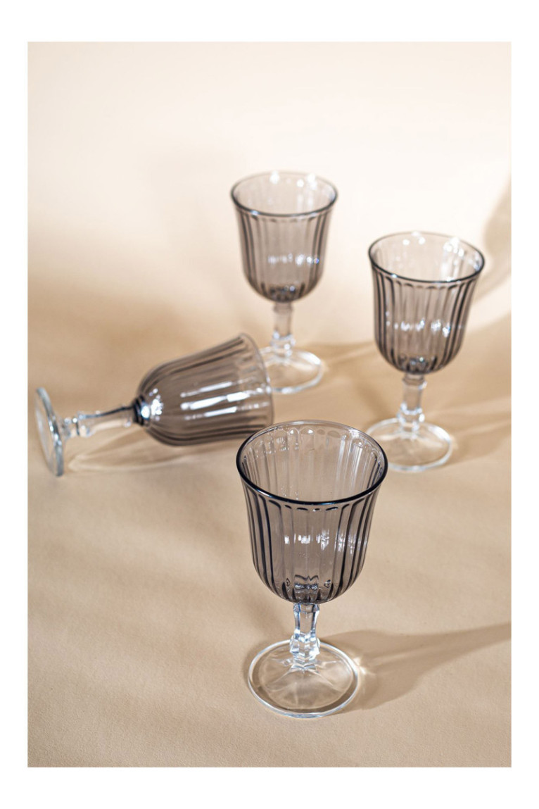 Ensemble de verres (4 pièces) - Fumée