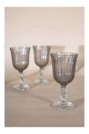 Ensemble de verres (4 pièces) - Fumée