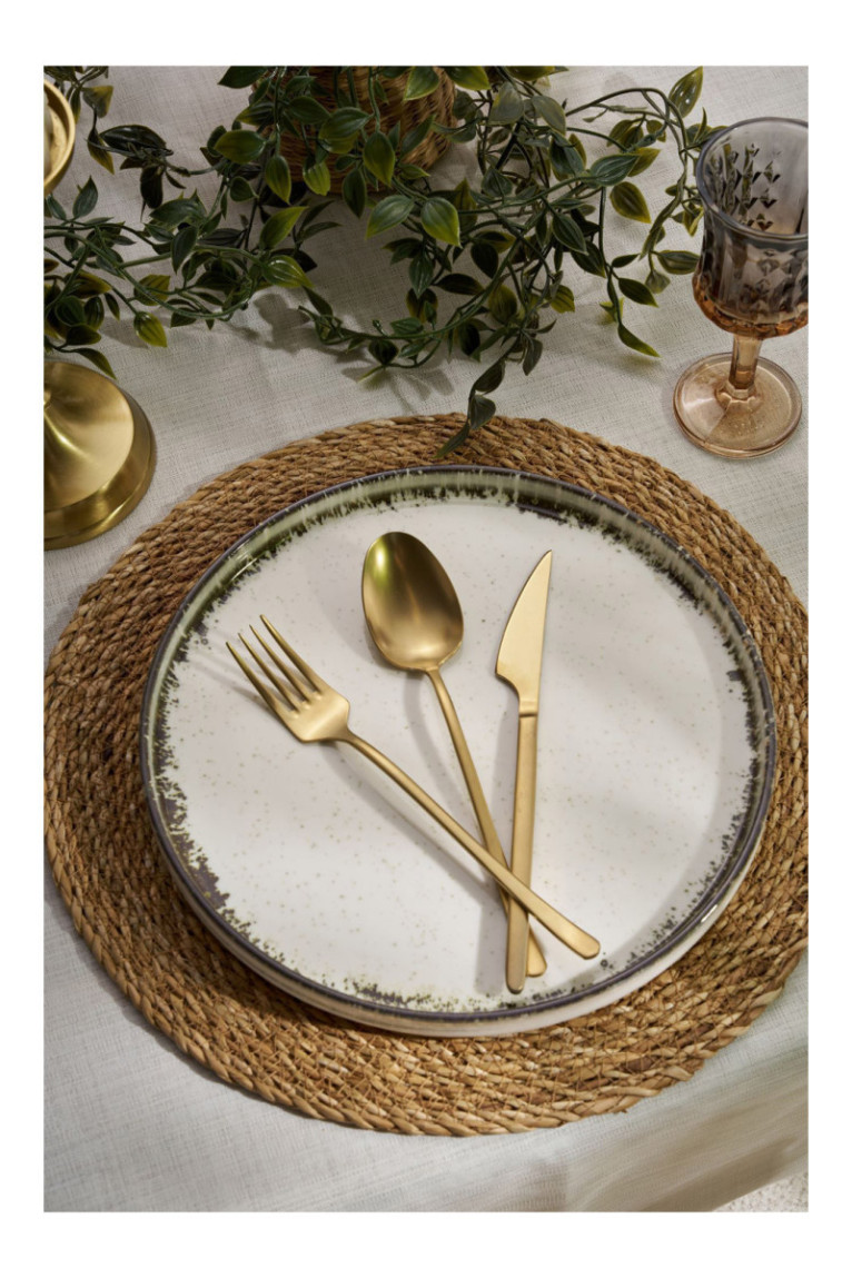 Service de table (24 pièces) - Blanc Brun