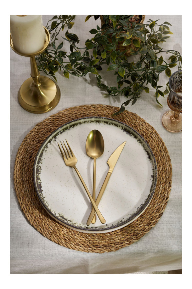 Service de table (24 pièces) - Blanc Brun