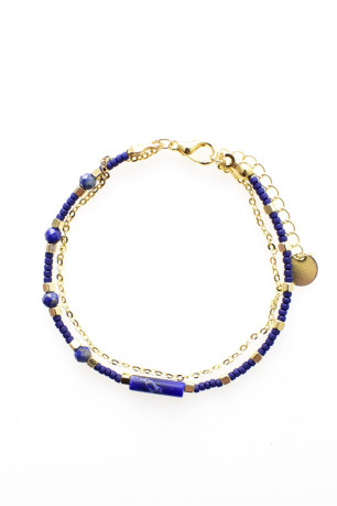 Bracelet double perles véritables L'atelier de Gaspard