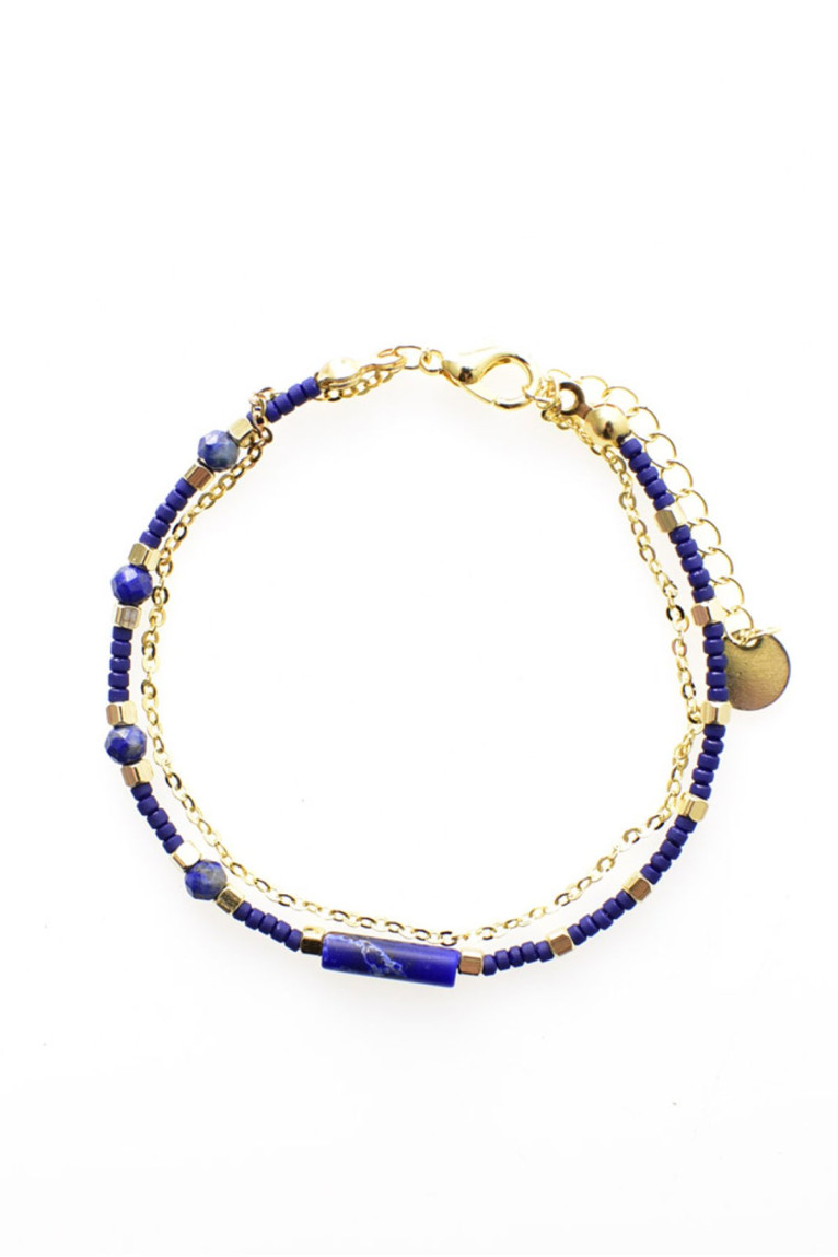 Bracelet double perles véritables L'atelier de Gaspard