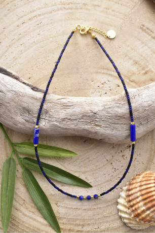 Collier en perles afghanes L'atelier de Gaspard