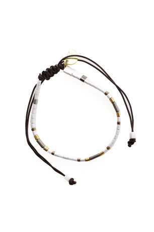 Bracelet cordon perles Miyuki L'atelier de Gaspard