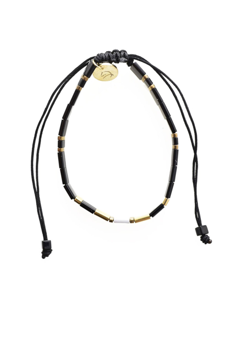Bracelet cordon perles Miyuki L'atelier de Gaspard