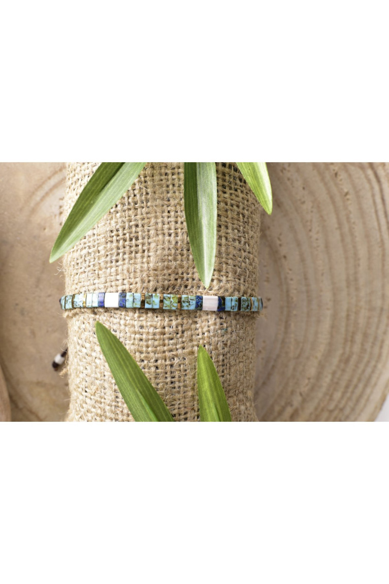 Bracelet cordon perles Miyuki L'atelier de Gaspard