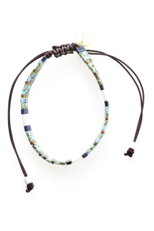 Bracelet cordon perles Miyuki L'atelier de Gaspard