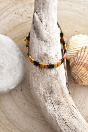 Bracelet cordon perles Miyuki L'atelier de Gaspard