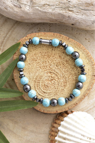 Bracelet perles naturelles L'atelier de Gaspard