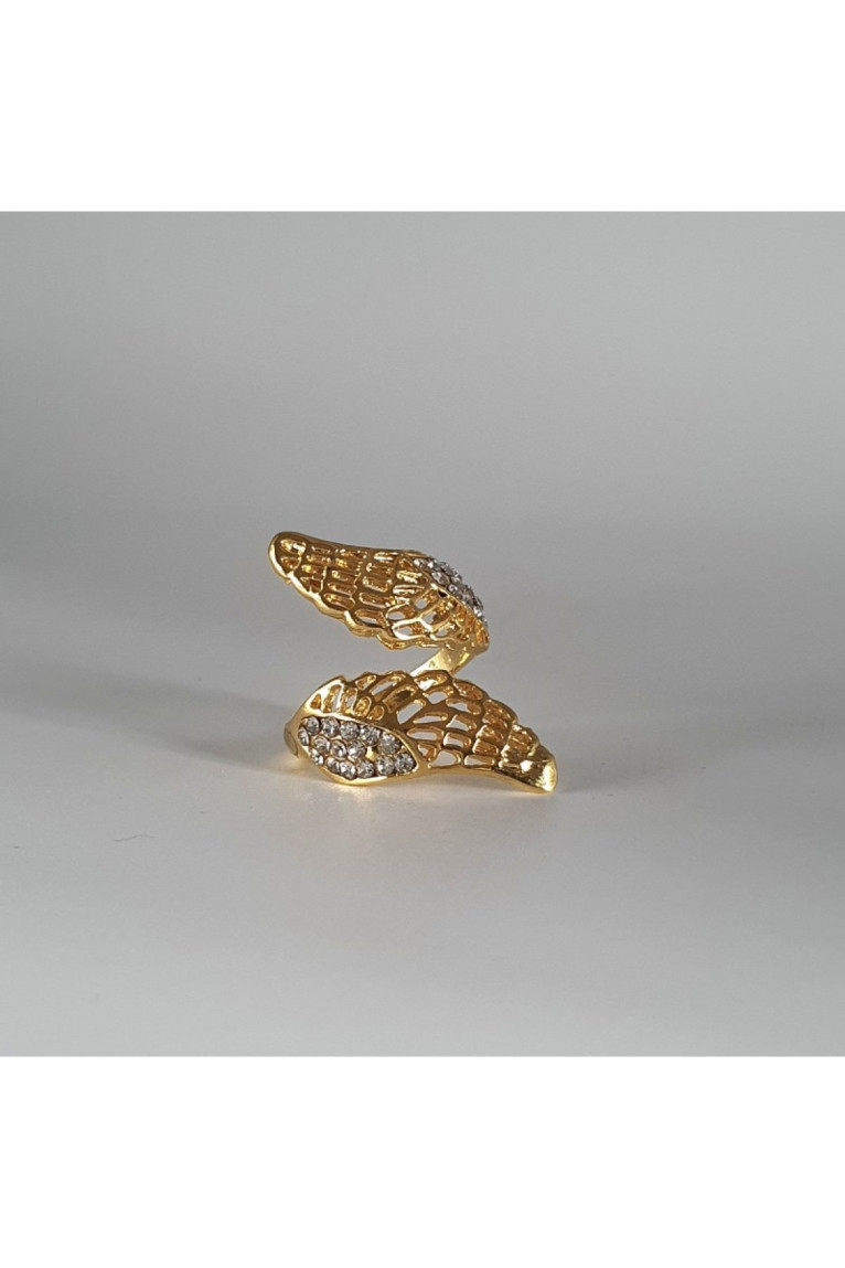 Bague plaqué or et zircon L'atelier de Gaspard