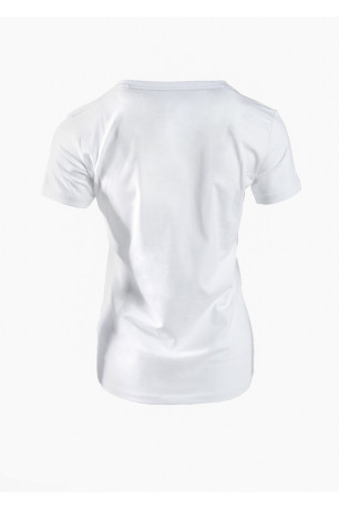 TShirt MC coton col V Guess jeans