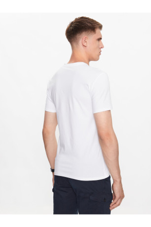 TShirt MC col V coton stretch Guess jeans