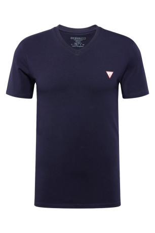 TShirt MC col V coton stretch Guess jeans